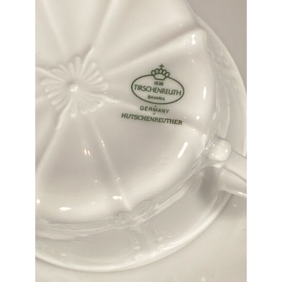 Tischenreuther Hirschenreuth Baronesse 6 Cup & Saucers MINT bone china Germany - Picture 6 of 7